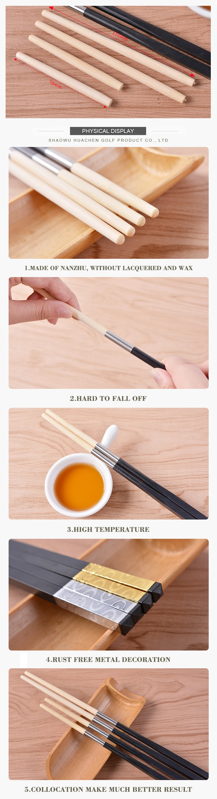 Convertible Plastic Reusable Chopsticks With Disposable Bamboo
