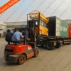 DC power hydraulic self driven scissor lift aerial work platform
