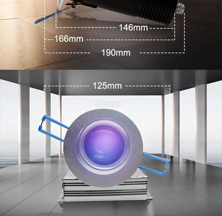  indoor recessed 10w lights store logo gobo projector for sale