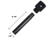 multi purpose large solid 1/2" fire starter rod with paracord & safety hammer