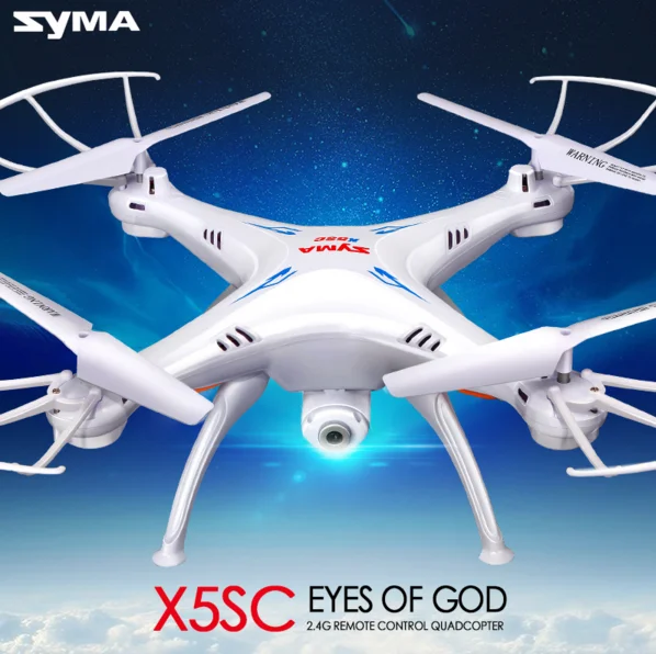 Syma X5sc Wifi Drone Quadcopter With Fpv Camera Headless 6-axis Real