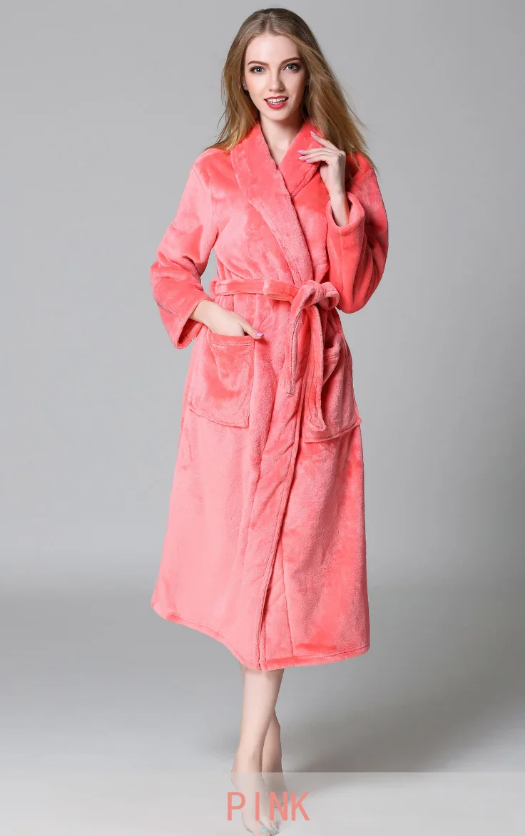 China Suppliers 100 Polyester Women Coral Fleece Bathrobe Buy Coral