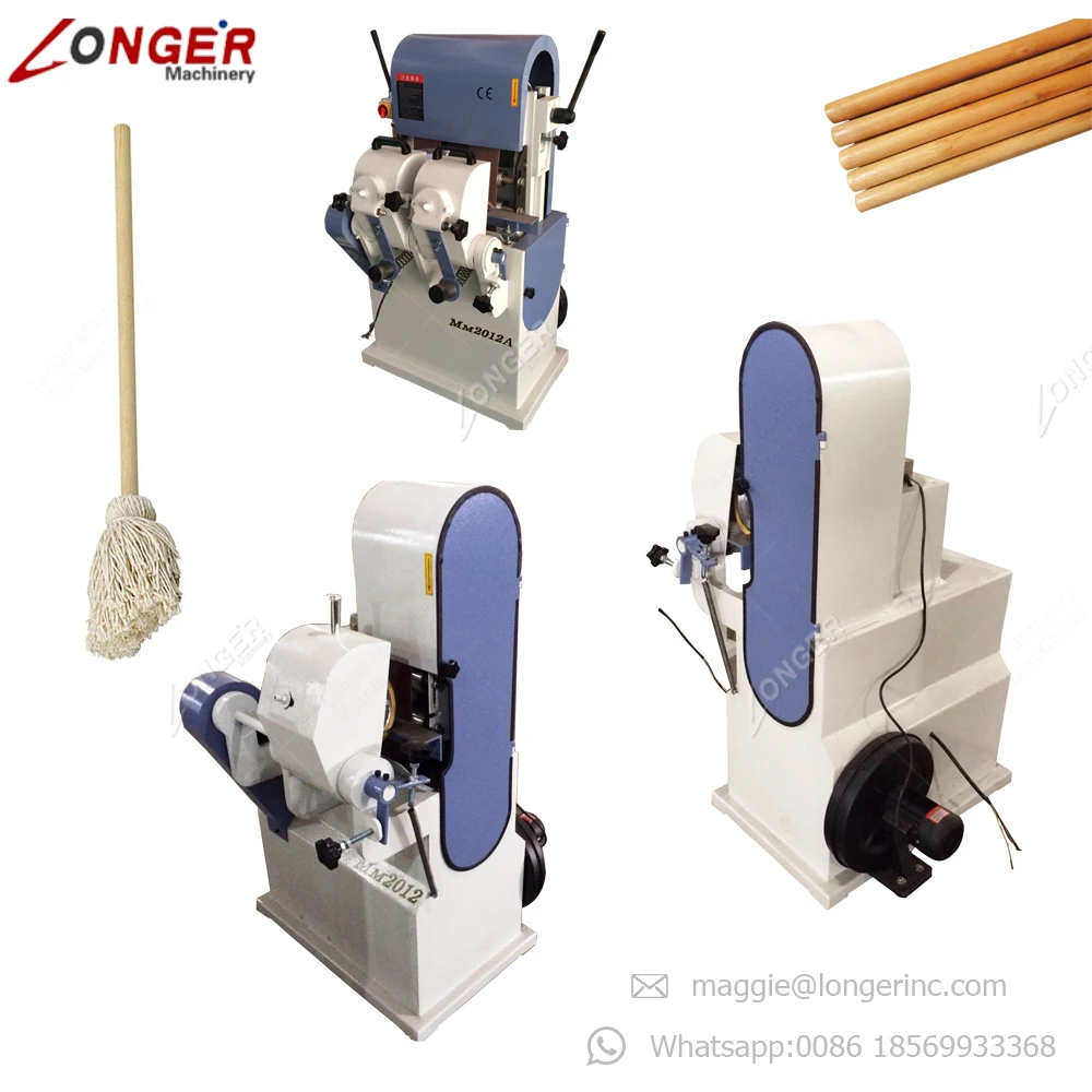 Commercial Wood Round Stick Machine Wooden Brush Broom Handle Making