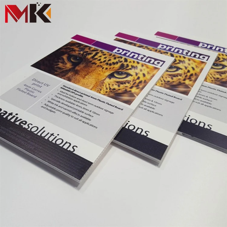 Custom Made New Style Pp Corrugated Plastic Poster Board Custom Blank