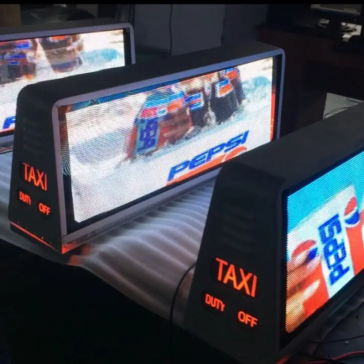 High Quality P5 Outdoor 3g &amp;wifi Control Car Top Led Taxi