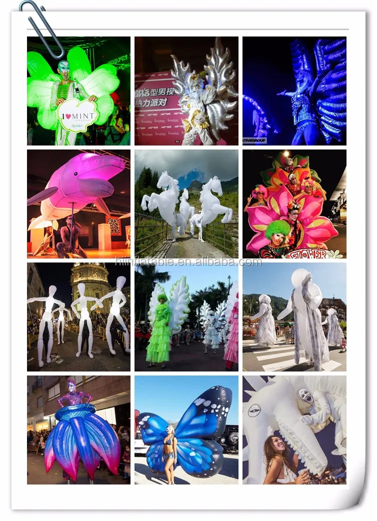 Stage Inflatable Performance backpack flower costume