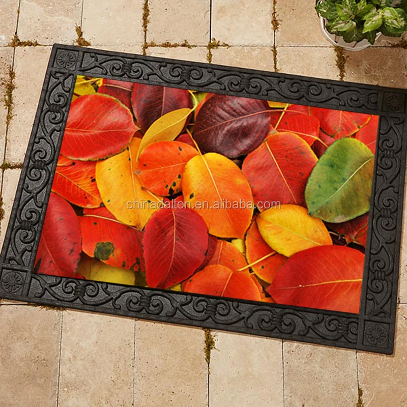 Changeable Printed Rubber Tray Door Mats With Insert Buy Rubber Tray