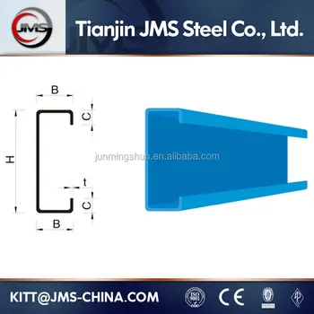 Lipped Channel,C Channel,Gi Channel - Buy Cold Galvanized Perforated ...