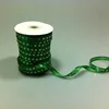 Supply 9mm green lady ribbon decorative ribbon with Plastic sequins