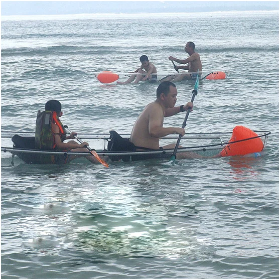 New Design Transparent Polycarbonate Kayak Clear Fishing Boat Crystal PC Canoe.png