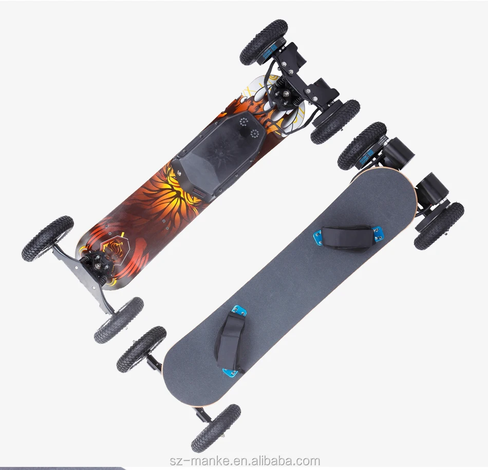 1650w Strong Power 4 Wheel Skateboard 30km Hoverboard Electric Skateboard With Samsung Battery