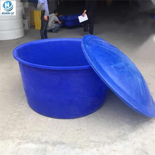 Industrial Aquaculture Big Capacity Tub Round Plastic Container With Lid Buy Round Plastic