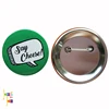 Wholesale Price Metal Round Shape Button Running Shoe Keychain Emblem Pin Badge Custom Logo Photo Money Clip Antistress Ball
