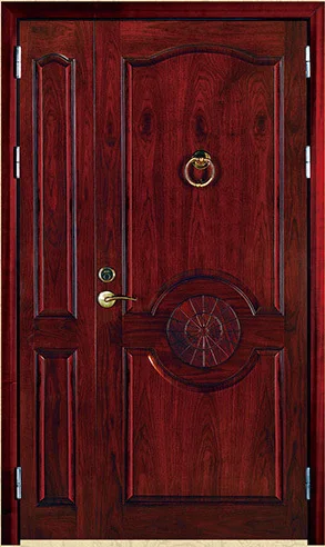 المساواة 3 اللوحة المعاصرة شقة الأحمر البلوط Usedd شاكر الصلب الأساسية الداخلية الأبواب الخشبية دخول