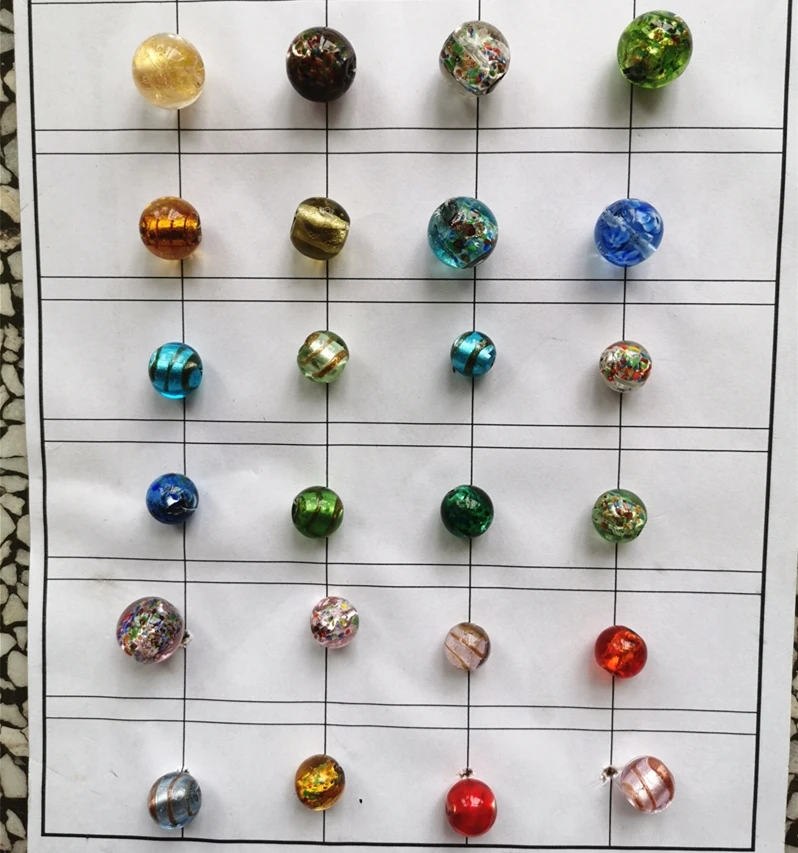 手工制作的lampworking murano玻璃松散珠子