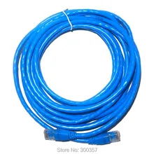 10m cat 6 network cord support Gigabit ethernet copper material BLUE color RJ45 patch lan cable