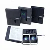 Promotional hardcover multifunction usb wireless charging notebook
