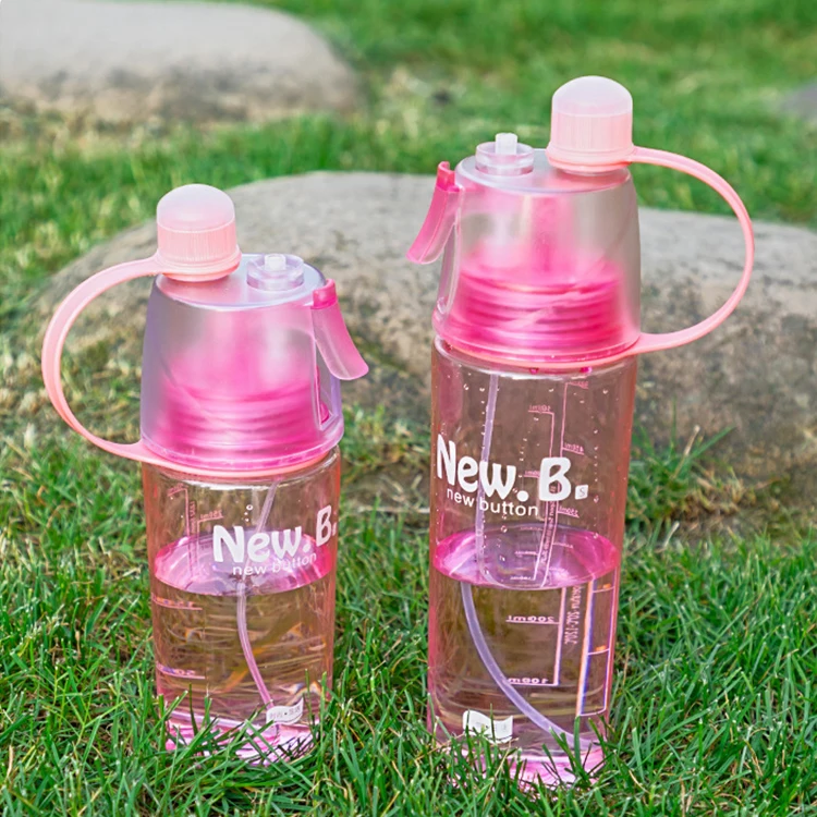 new style sports plastic mist spray plastic water bottle