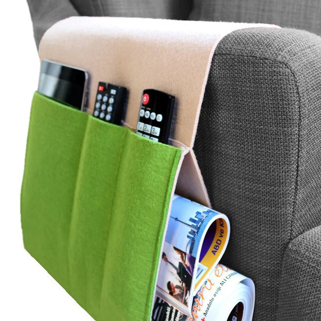 Hot Selling Felt Fabric Sofa Organizer Bedside Caddy Pocketed Armrest Organizer Newspaper Remote Control Holder Buy Armrest Organizer Felt Sofa