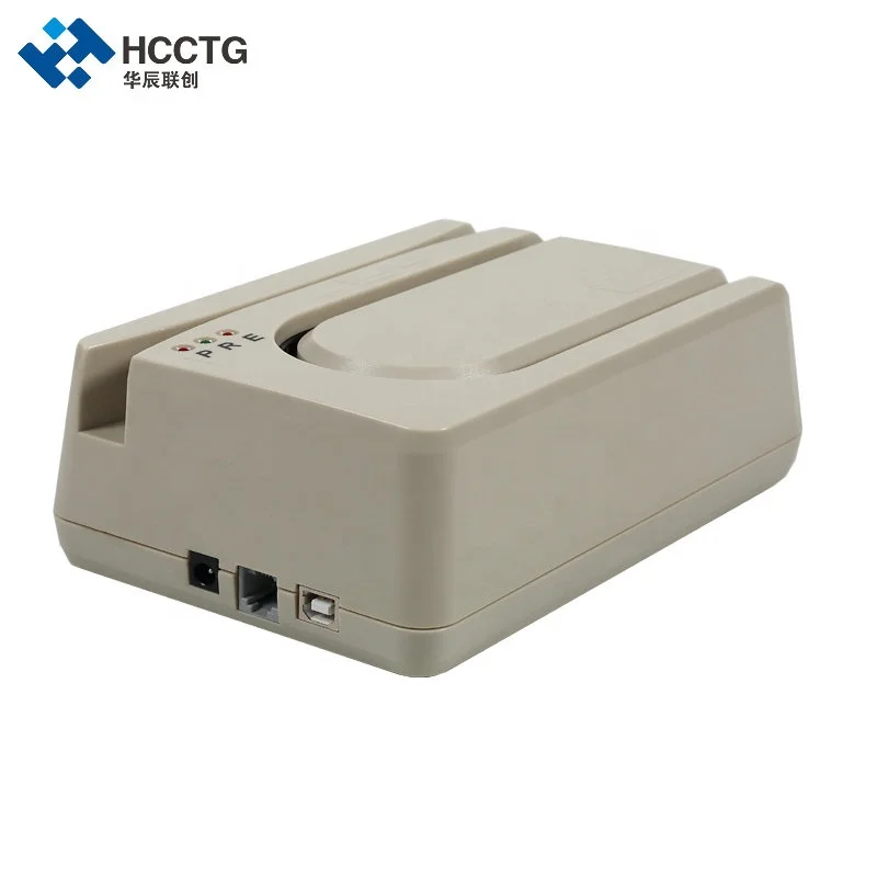 RS232 USB Small Size Magnetic MSR & MICR Check Reader HCC1250X-M For Hotel