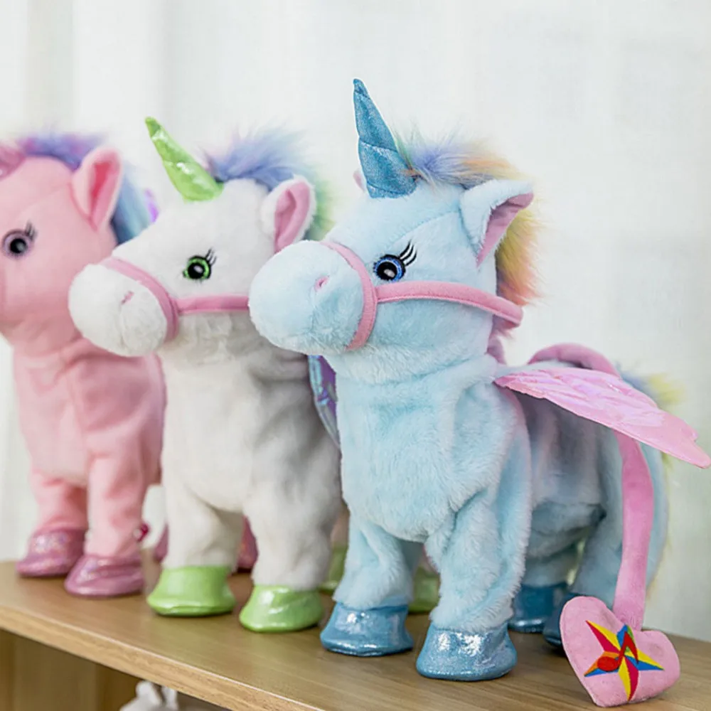 talking unicorn toy