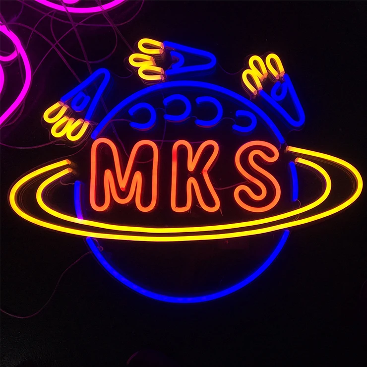 China suppliers acrylic waterproof led neon sign LED flex neon tube light up signs logo earth shape neon sign letters