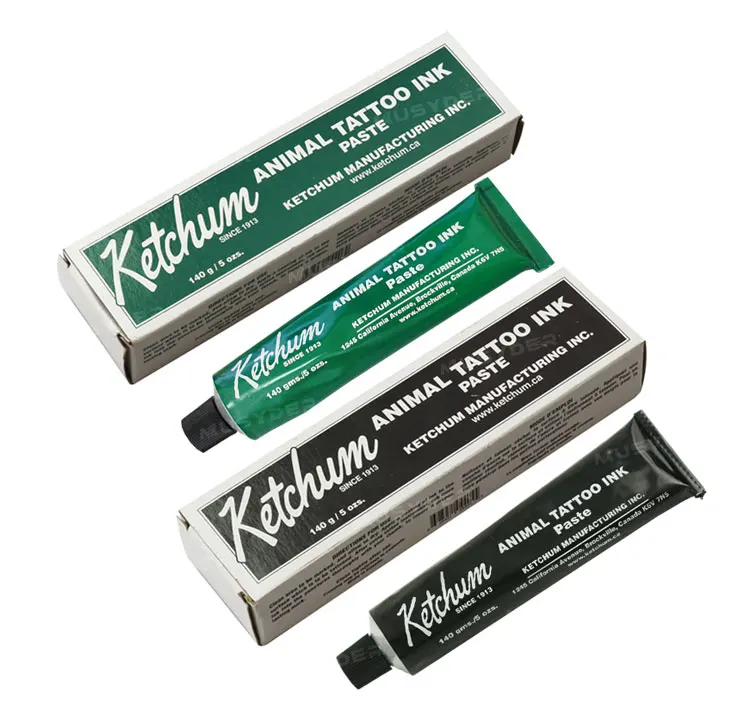 Ketchum Animal Tattoo Ink - Black Paste 5oz.