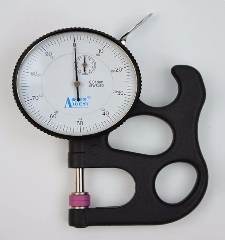 Portable Digital Micron Thickness Gauge Dial Indicator Thickness Gage