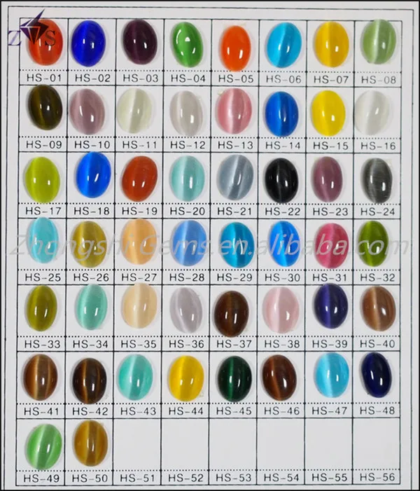 Opal Color Chart