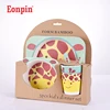 Unbreakable Bamboo Fiber Cartoon Figure Dinning Table Set Children Tableware
