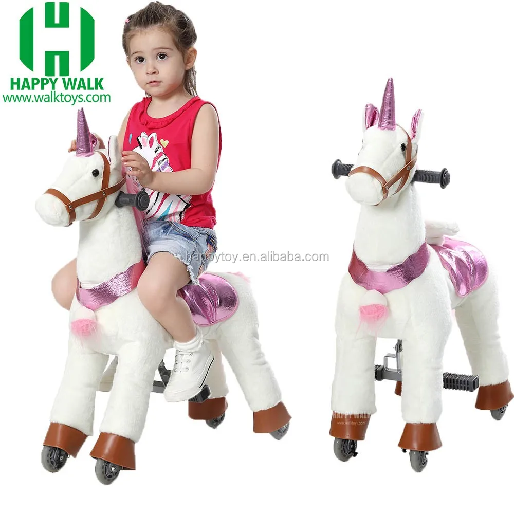 
HI EN71 wooden toy horse with wheels,toy horse on wheels,mechanical horse kids rides for sale 