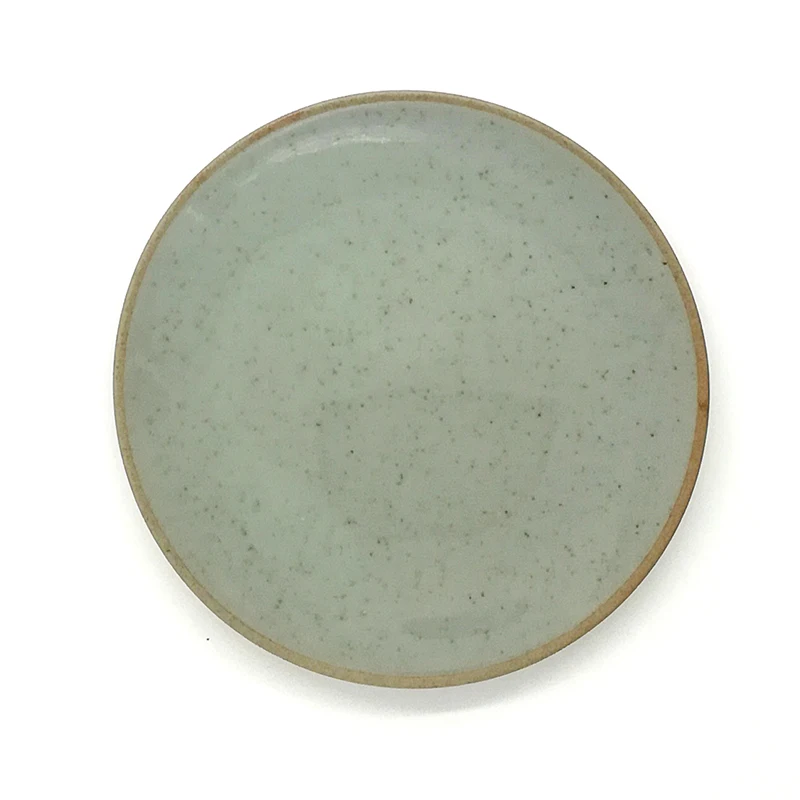 Retro Design Dapple Unglazed Edge Cheap Prices Round Dinnerware Ceramic
