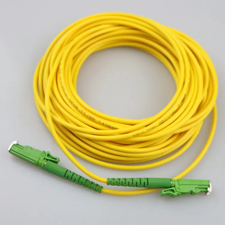 E2000/APC/UPC Single Mode Simplex Jumper Fiber Optic Patch Cord ...