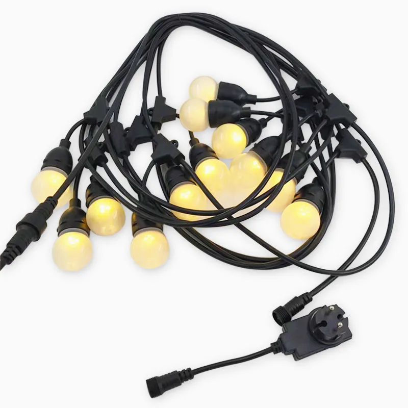 Voice control smart outdoor led rgb string lights for party , compatible with Google home