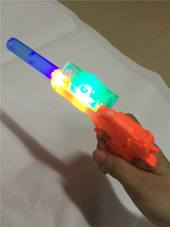 New Arrival Light Up 8 Sounds Plastic Gun Toy Children Laser Gun Toys