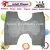 OEM service b grade high absorption adult diaper with pp tapes