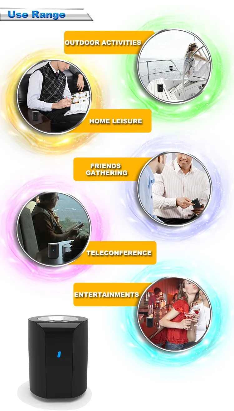 featured portable bluetooth transducer computer vibra speaker with custom logo