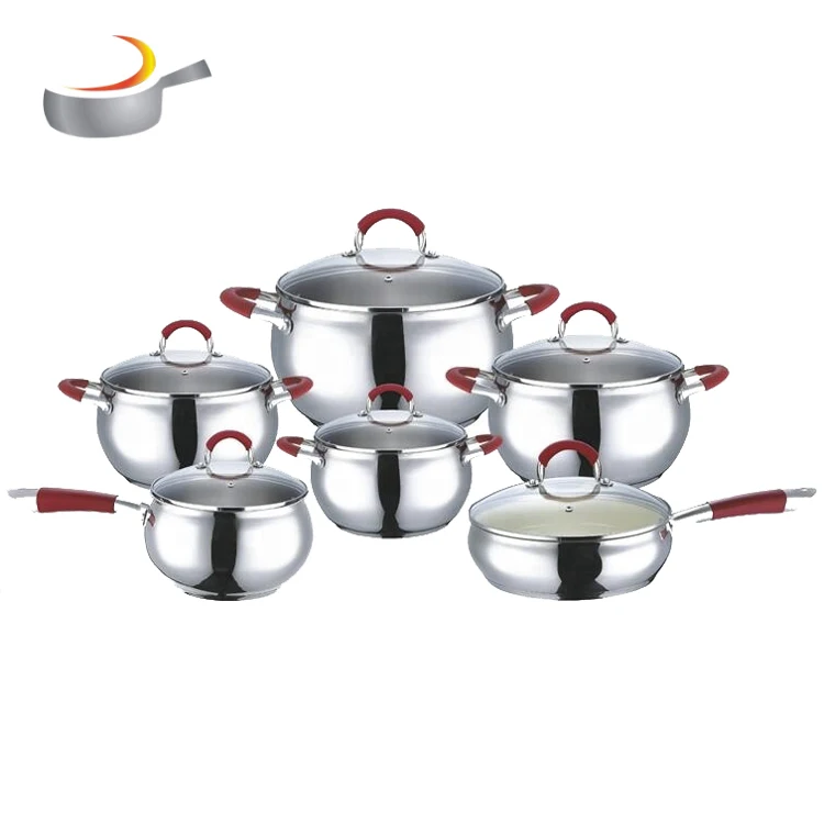 Royal Prestige Cookware 8pcs Rolled Edge Stainless Steel Cookware Set ...