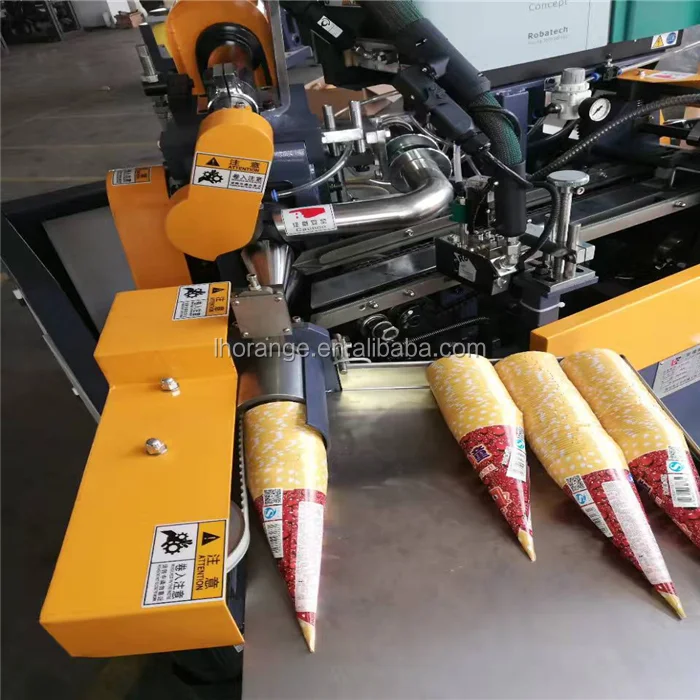 High Speed Fully Automatic Ice Cream Cup Paper Cone Sleeve Forming