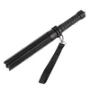 High Power Self Defence Security Flashlight radio Baton Torch recheargable led torch flashlight