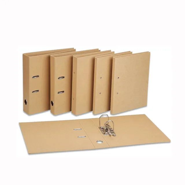 Cheap 2 Hole A3,A4,A5,A6 Ring Binder Clip Hard Cover File Folder,Kraft