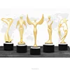 Wholesale ODM/OEM Quality STOCK metal trophy statuette body custom gold metal sculptures for gift souvenir