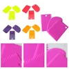 3Pcs Smooth and Jagged Edges Plastic Dough Icing Fondant Scraper Cake Decorating Plain