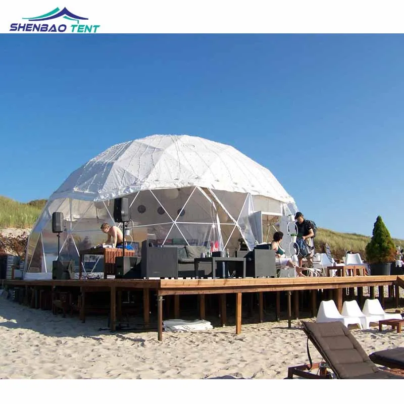 winter geodesic dome tent