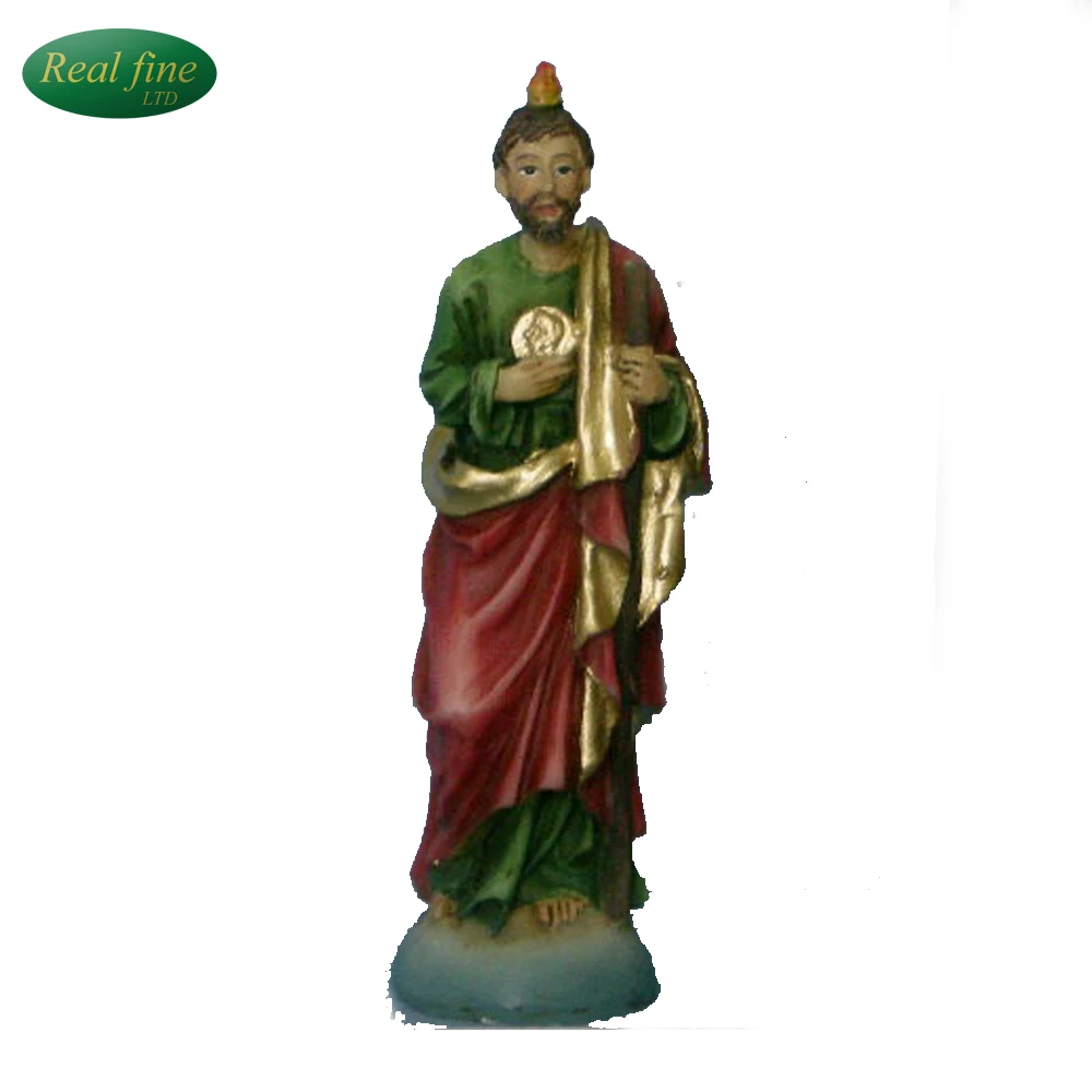 New Product Polyresin Catholic Religious Saint San Judas Tadeo Statues