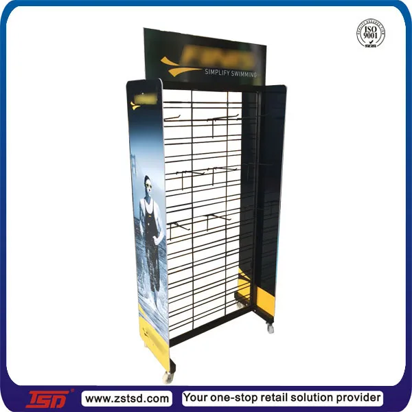 Tsdm318 Free Standing Wire Display Racks/metal Wire Display Rack For