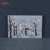 Romantic Snow Painting Art Painting Canvas LED Lighting Painting