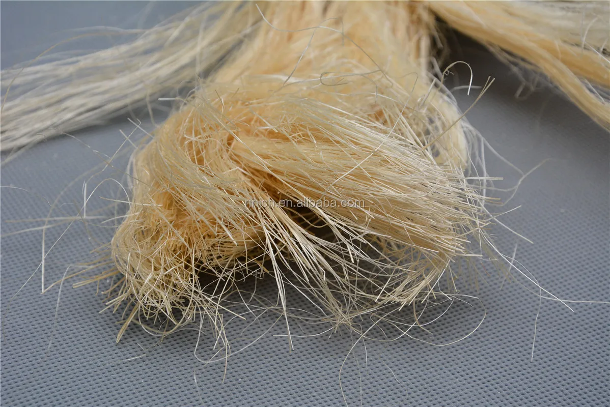 100 Natural Sisal Fiber Hemp Fiber For Spinning,Gypsum,Arts And Crafts
