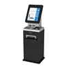 Free Standing Self Service Machine Interactive Hotel Check In QR reader Kiosk