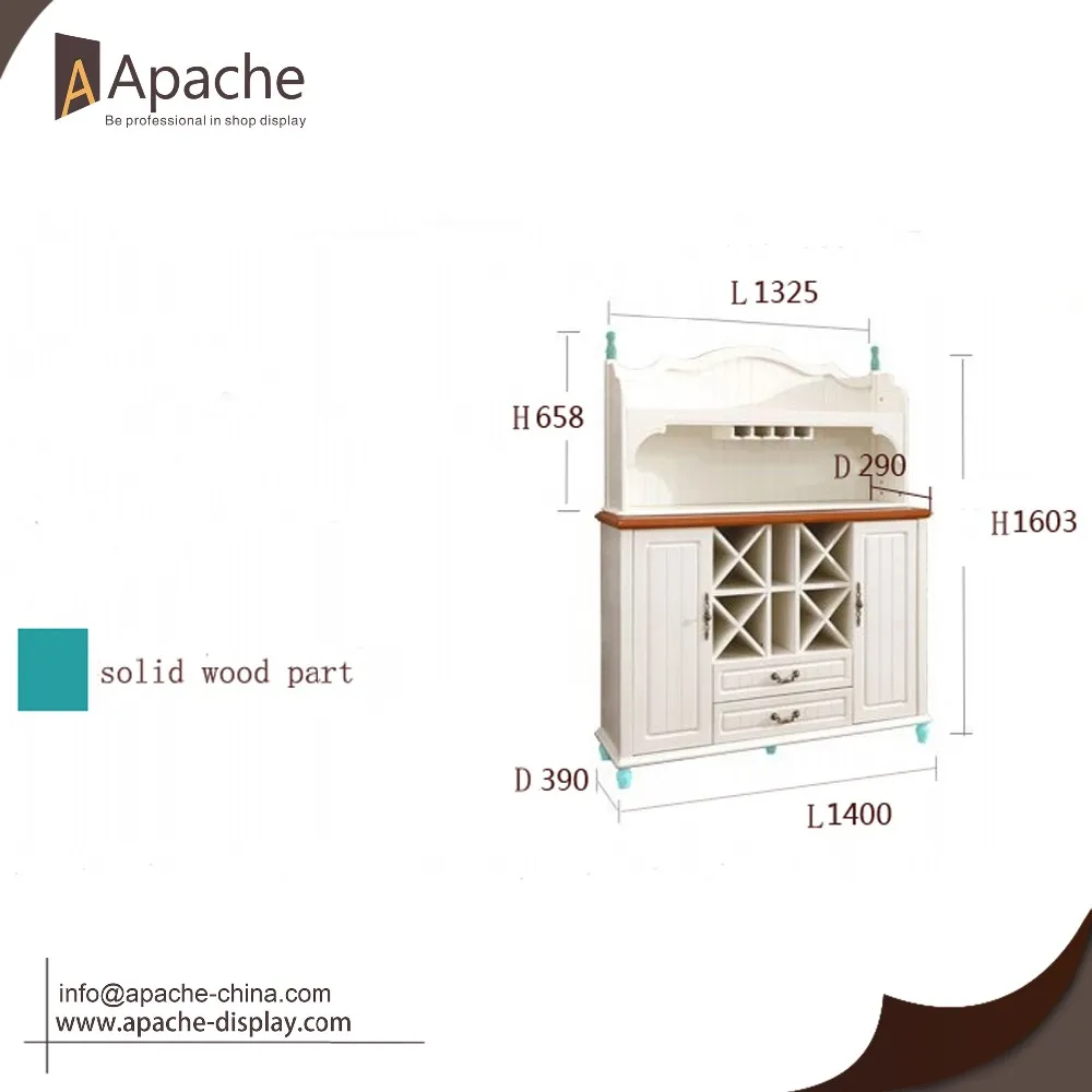 Wine display rack A6
